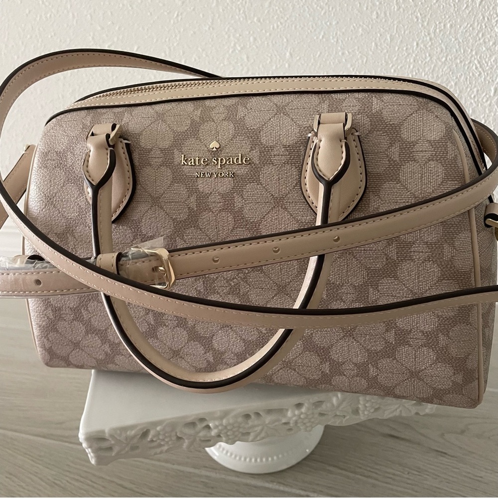 Kate Spade Tan Satchel Crossbody Bag NWT